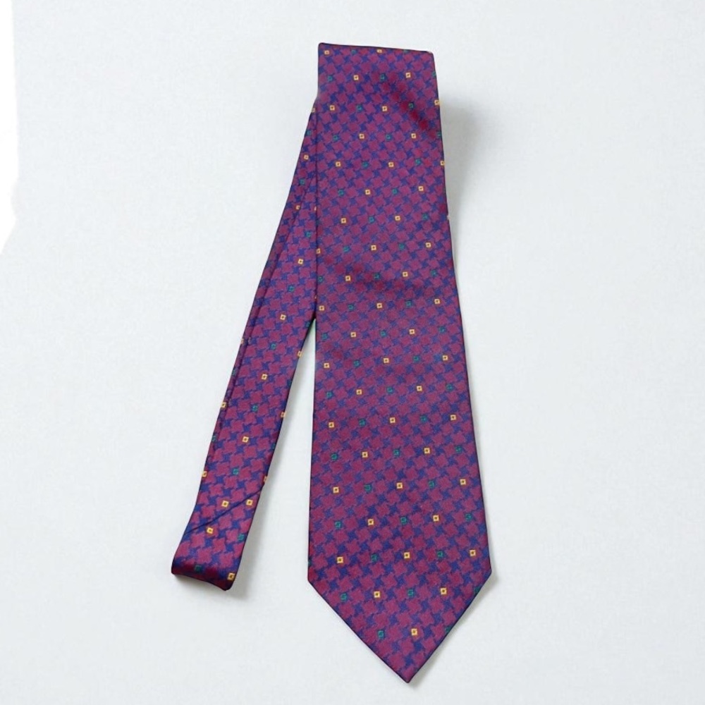 PAUL STUART WOVEN SILK DECO TIE